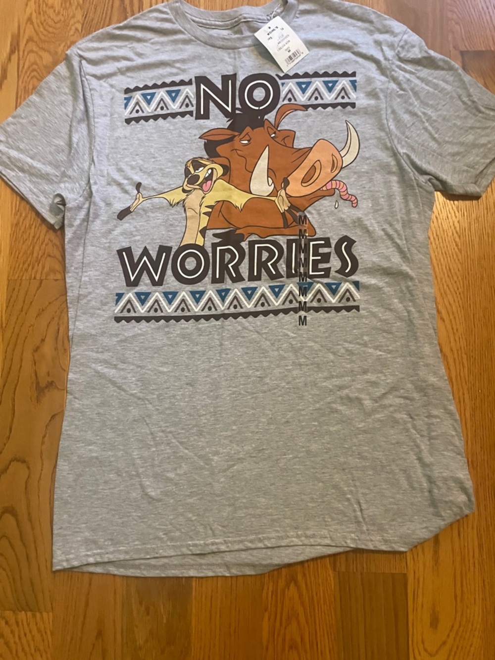 Disney No Worries Lion King Tee - Gray Medium (OL2)